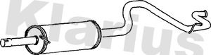 Klarius FE657T Rear Muffler - 1