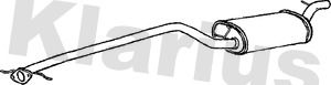 Klarius FE692Q Centre Muffler - 1