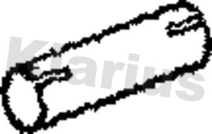 Klarius FE779M Spacer Sleeve, exhaust system - 1