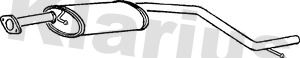 Klarius FE833J Centre Muffler - 1