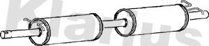 Klarius FE888D Centre Muffler - 1