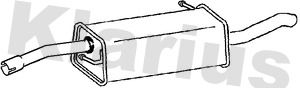 Klarius FE967L Rear Muffler - 1