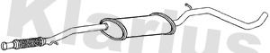 Klarius FT1081E Centre Muffler - 1