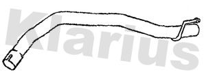 Klarius FT1082D Exhaust Pipe - 1