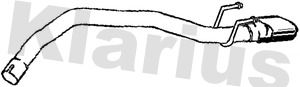 Klarius FT1084B Exhaust Pipe - 1