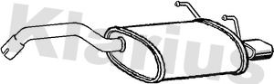 Klarius FT857C Rear Muffler - 1