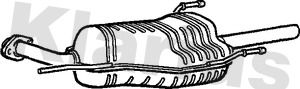 Klarius GM322D Rear Muffler - 1