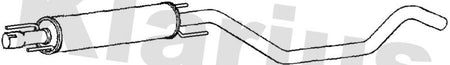Klarius GM543D Centre Muffler - 1