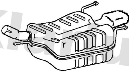 Klarius GM557H Rear Muffler - 1