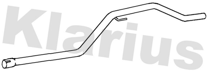 Klarius GM573J Exhaust Pipe - 1