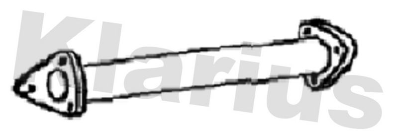 Klarius HA411V Exhaust Pipe - 1