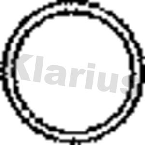 Klarius HAG3 Gasket, exhaust pipe - 2