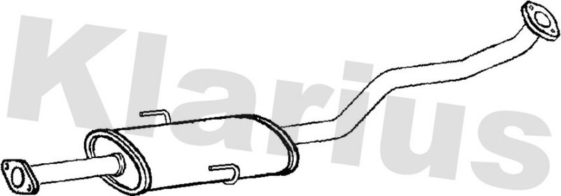 Klarius HY132X Centre Muffler - 1