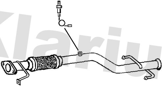 Klarius HY142H Exhaust Pipe - 1