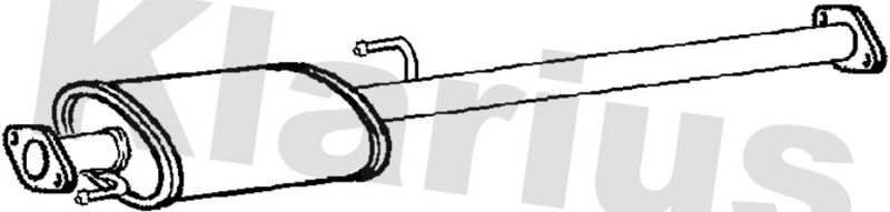 Klarius HY188P Centre Muffler - 1