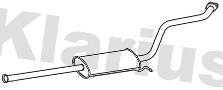 Klarius HY95L Centre Muffler - 1