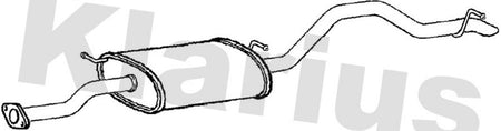 Klarius IZ48D Rear Muffler - 1