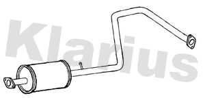 Klarius KA266A Centre Muffler - 1