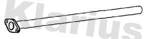 Klarius KA347E Exhaust Pipe - 1