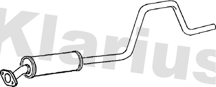 Klarius LR189V Centre Muffler - 1