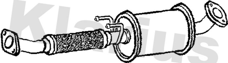 Klarius MA380M Centre Muffler - 1