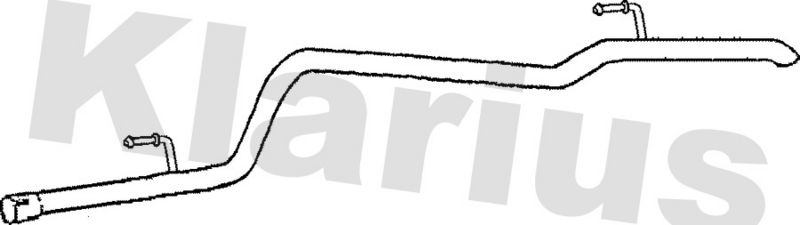 Klarius MZ349G Exhaust Pipe - 1