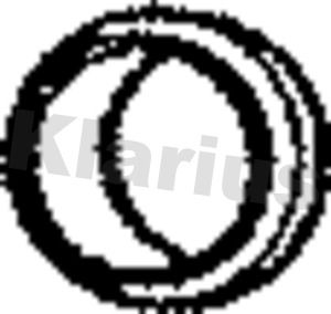 Klarius MZG16 Gasket, exhaust pipe - 2