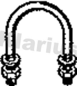 Klarius MZP27 Mount, exhaust system - 1