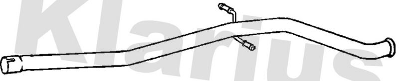 Klarius PG591D Exhaust Pipe - 1