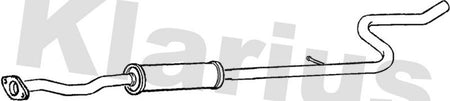 Klarius PG806L Centre Muffler - 1