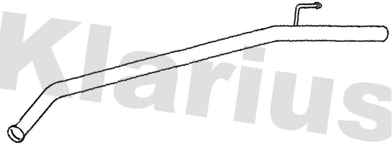 Klarius RN1020Q Exhaust Pipe - 1