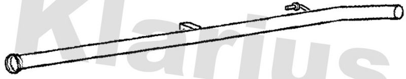 Klarius RN834B Exhaust Pipe - 1