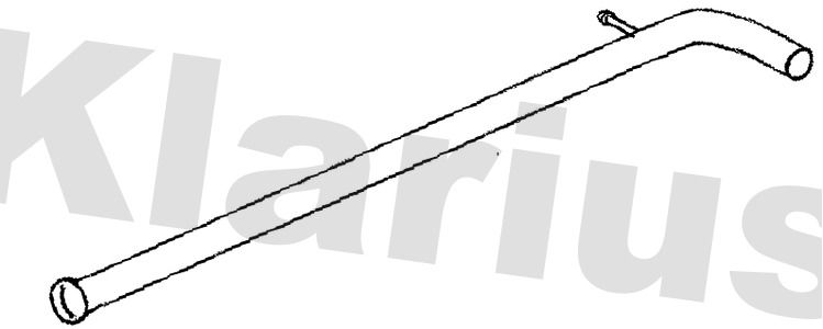Klarius RN976Q Exhaust Pipe - 1