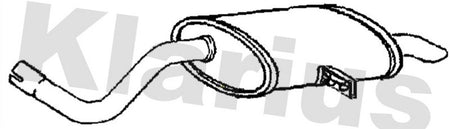 Klarius RN989X Rear Muffler - 1