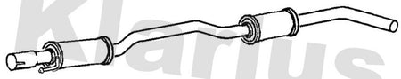 Klarius RR325Q Centre Muffler - 1