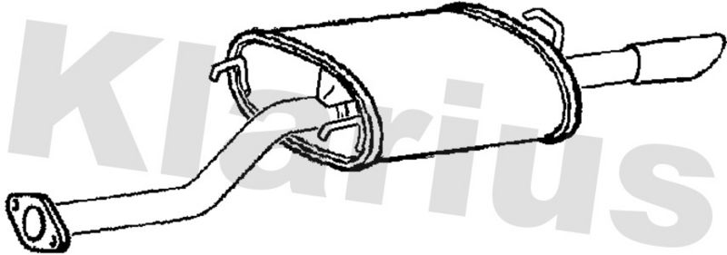 Klarius RR342Q Rear Muffler - 1