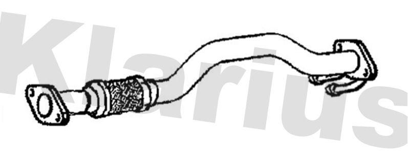 Klarius SK99W Exhaust Pipe - 1