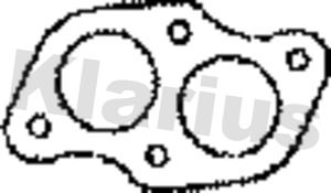 Klarius SKG2 Gasket, exhaust pipe - 2
