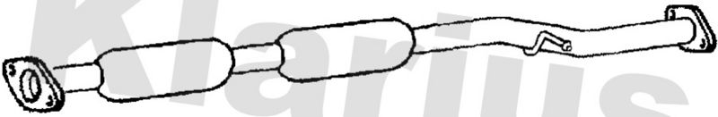 Klarius SU101E Centre Muffler - 1