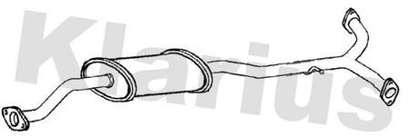 Klarius SU113L Centre Muffler - 1