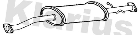 Klarius SU121B Centre Muffler - 1