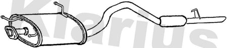 Klarius SZ120A Rear Muffler - 1