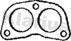 Klarius SZG11 Gasket, exhaust pipe - 2