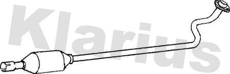 Klarius TY597J Centre Muffler - 1