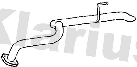 Klarius TY631J Exhaust Pipe - 1