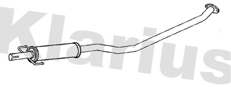 Klarius TY755C Centre Muffler - 1