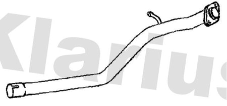 Klarius TY805D Exhaust Pipe - 1