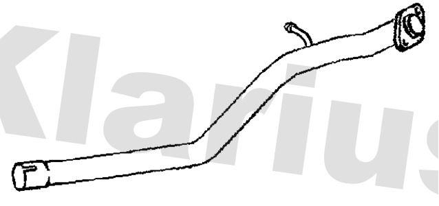 Klarius TY805D Exhaust Pipe - 1