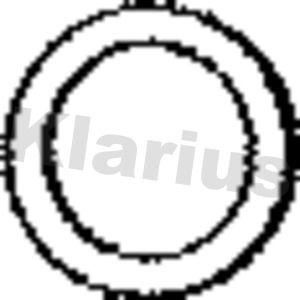 Klarius TYG2 Gasket, exhaust pipe - 2