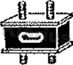 Klarius TYR28 Mount, exhaust system - 2
